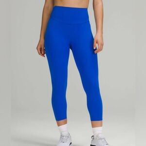 Lululemon Base Pace High-Rise Crop 23" Blazer Blue Tone size 2